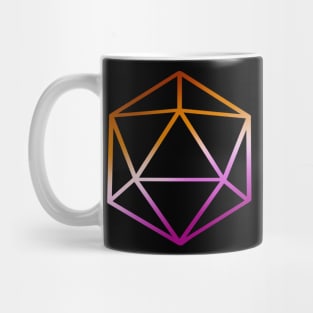 Lesbian Pride D20 Mug